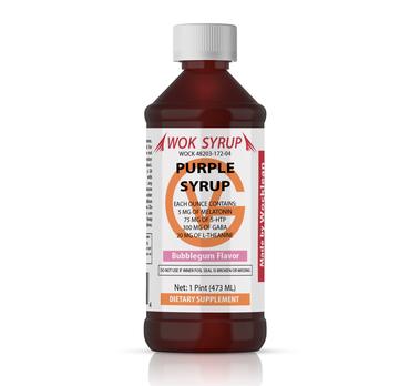 WOK SYRUP Purple Bubblegum Flavor (16oz) WOK SYRUP Purple Bubblegum Flavor (16oz)